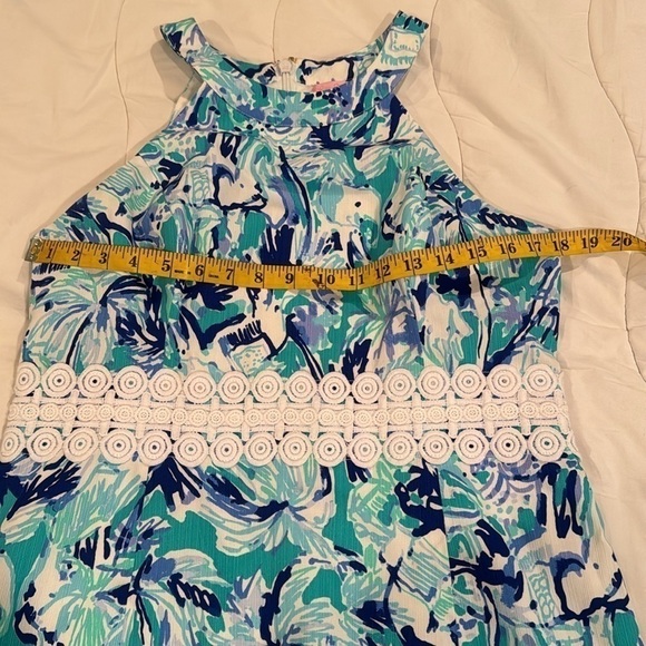 Lilly Pulitzer NWOT. Blue white green and purple - Picture 9 of 11